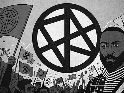 Crass Symbol Design, Geometric & Punk Icon Tutorial visual communication