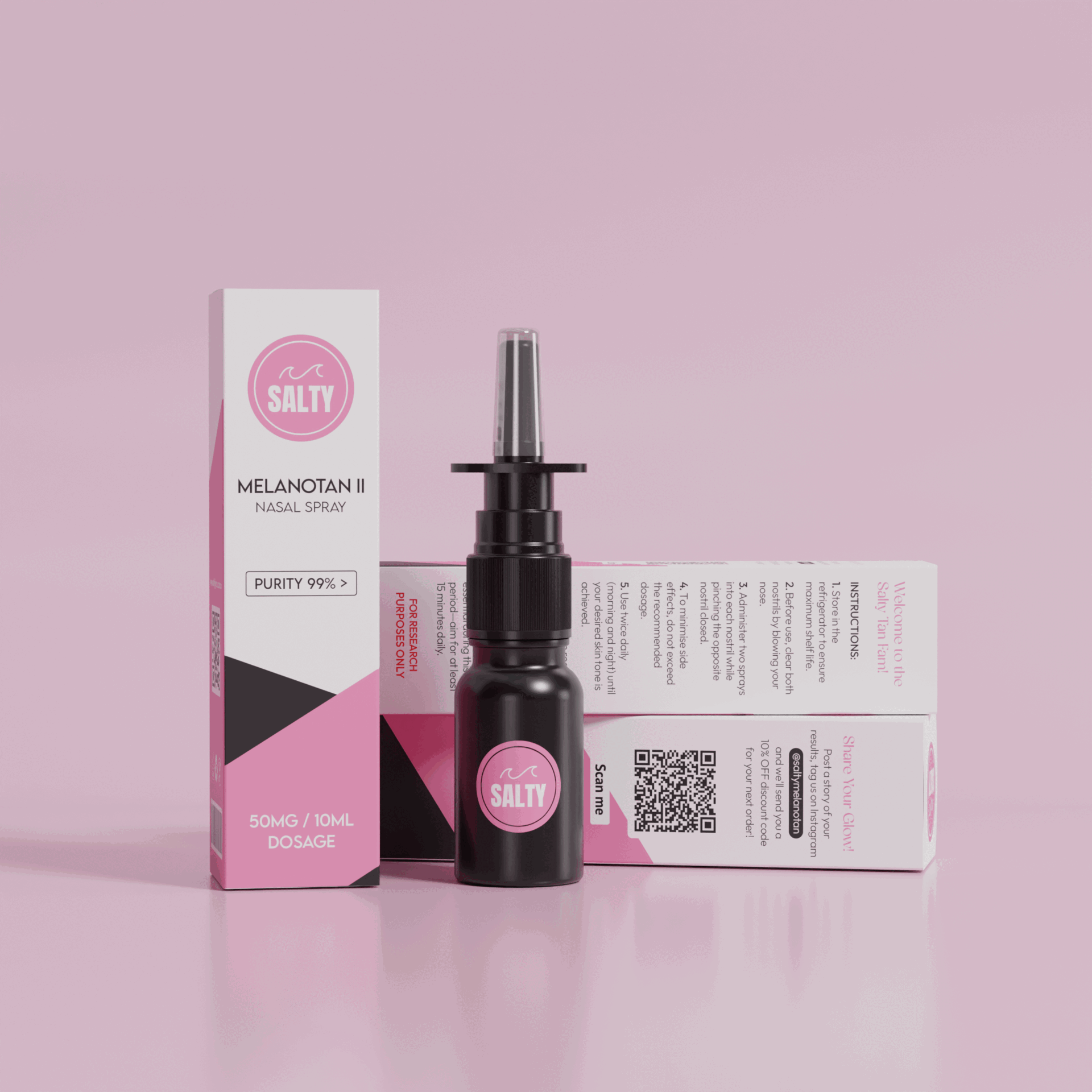 how to use melanotan nasal spray Melanotan-II Tanning Nasal Spray High Strength Triple Stronger 10ml 30ml Nasal  Spray main image 1