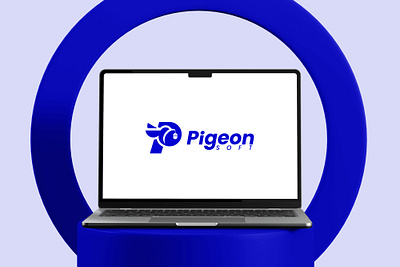 PigeonSoft Logo Design | Modern Tech Branding with a Sleek Edge logoprocess