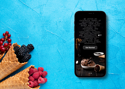 HeemKreem - Ice Cream App UI Design branding custom ui design food app home page ice cream app mobile app mobile ui design onboarding screen ui uiux uiux design ux uxui uxui design