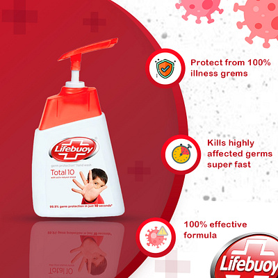 "Hygiene Heroes: Lifebuoy Posters in Photoshop" adobe photoshop advertising branding design graphic design illustration poster design vector