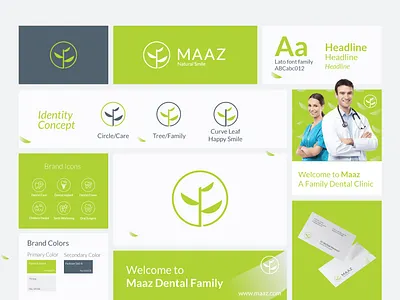 Maaz Family Dentistry- A Modern Identity Redefined b2b brand strategy brand identity design creative branding solutions creative logo concepts custom dental branding dental branding dental clinic identity dental logo design dental practice marketing family dentistry identity healthcare design minimalist logo design modern dentistry branding professional brand design typography in branding