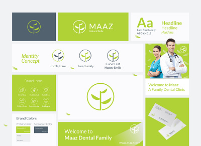 Maaz Family Dentistry- A Modern Identity Redefined b2b brand strategy brand identity design creative branding solutions creative logo concepts custom dental branding dental branding dental clinic identity dental logo design dental practice marketing family dentistry identity healthcare design minimalist logo design modern dentistry branding professional brand design typography in branding