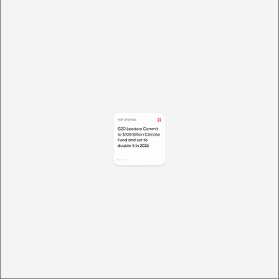 News widget expand//collapse animation interaction design motion motion graphics news news widget transition ui uidesign widget