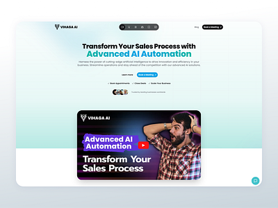 AI SaaS Website Landing Page ai ai saas hero section landing page mvp landing page mvp website design saas hero section saas landing page web design web development website design