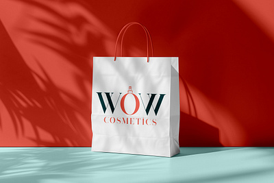 WOW Cosmetics animation brand branding cosmatics graphic design logo minimalist modern motion graphics