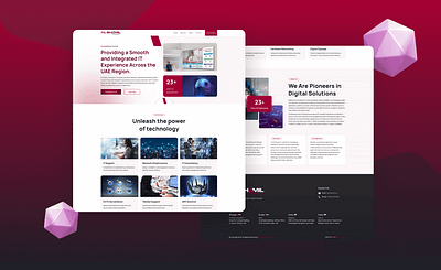 💻 Al-Shamil Computers – Technology & IT Solutions Website amortree brand branding design graphic design illustration tech uae ui ux vector website