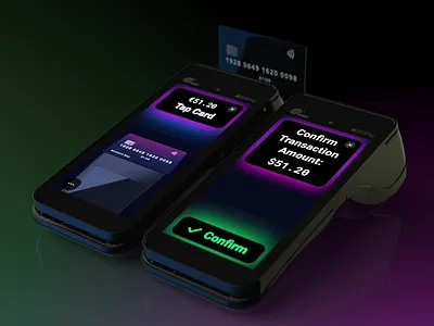 Your Clerks will thank you for the Dark Mode 🙏🌚 a920pro android terminal card machine cardmachine mobile pos pax a920 payment terminal smart pos touch pos machine touchposmachine ux design