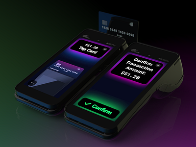 Your Clerks will thank you for the Dark Mode 🙏🌚 a920pro android terminal mobile pos pax a920 payment terminal smart pos ux design