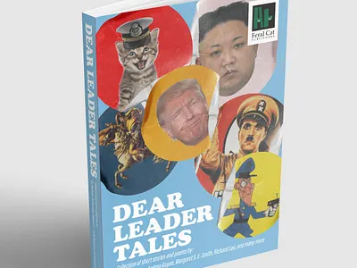 Dear Leader Tales: Book Cover Design book cover design cover design dear leader tales korea north korea retro design sticker design trump