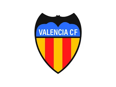 Valencia CF Logo Redesign football graphic design laliga logo redesign soccer valencia