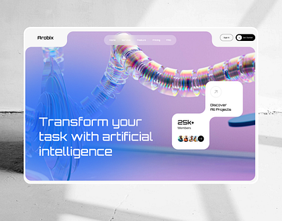 Arobix - AI Transformation Landing Page