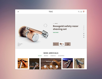 Online retailer of traditional wet shaving supplies clear visual e commerce information architecture interaction design minimalist design navigation patterns responsive design simplicity site navigation ui usability user flow ux web design whitespace
