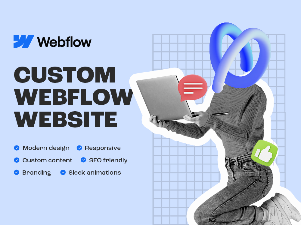Example of Design & Develop Custom Webflow Website