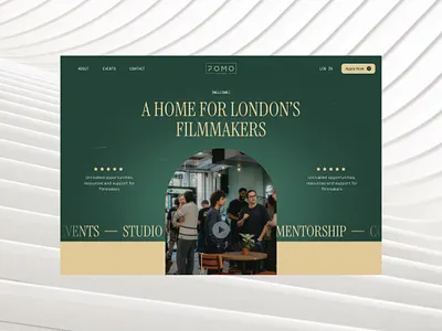 Fomo House — Website Design clean design hero interface landingpage minimal typography ui ui design ux webdesign