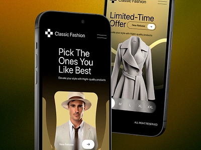 Fashion Store mobile application ui design! 🛍️ clothing store e commerce fashion app fashion store fashion store app luxury store app minimal ui mobile app modern app modern slider online store product filter