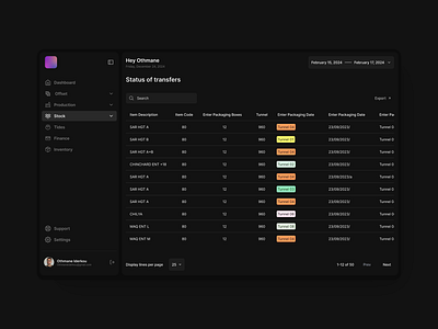 Dark mode table dashboard ai app charts crypto dark dark mode dashboard data design finance graphic design numbers table tags webapp website