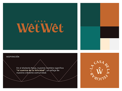 Casa WÊT WÊT Branding branding design graphic design logo social media vector