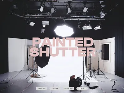 Photography Studio Website awards winning awwwards dark landing page photo photography photostudio responsive design studio website ui ux webdesign