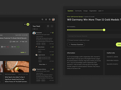 Forum App app dashboard design desktop ui ux