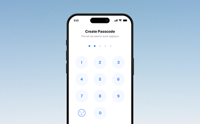 Passcode bento clean creative figma grid interaction mobile design