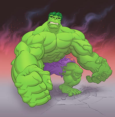 The Hulk cartoon cartooning comic comic art comic book comics hulk illustration marvel marvel comics the hulk