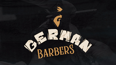 GERMAN BARBERS LOGO graphic design logo