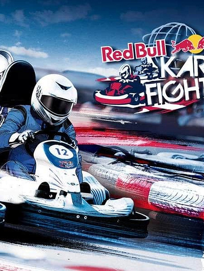 RedBull Kart Fight International Campaign branding illustration ui