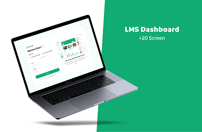 Learning management system dashboard lms system ui web design