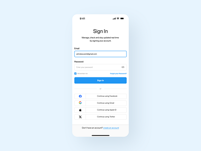 Daily UI Challenge #3 app design login screen login screen design mobile app mobile design sign in design sign in screen ui ui design uiux user interface design