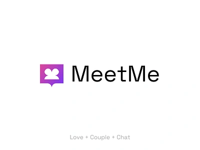 meet logo, dating app logo app icon branding couple dating dating app dating logo design logo logo design love love logo meet meet logo meet me logo minimal