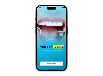 On-boarding screens for dental care app design healthcare healthtech minimal design mobile mobile app onboarding design ui uiux