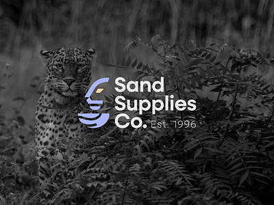 Sand supplies logo abstract animal b2b brand identity branding business creative logo finance graphic design icon identity jaguar logo logos minimal modern logo saas sand supplies tech typography