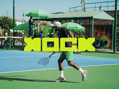 KOCK branding character community design graphic design icon logo logomark padel padeltennis sport sporty symbol tennis vector visualdesign visualidentity visualmark wordmark