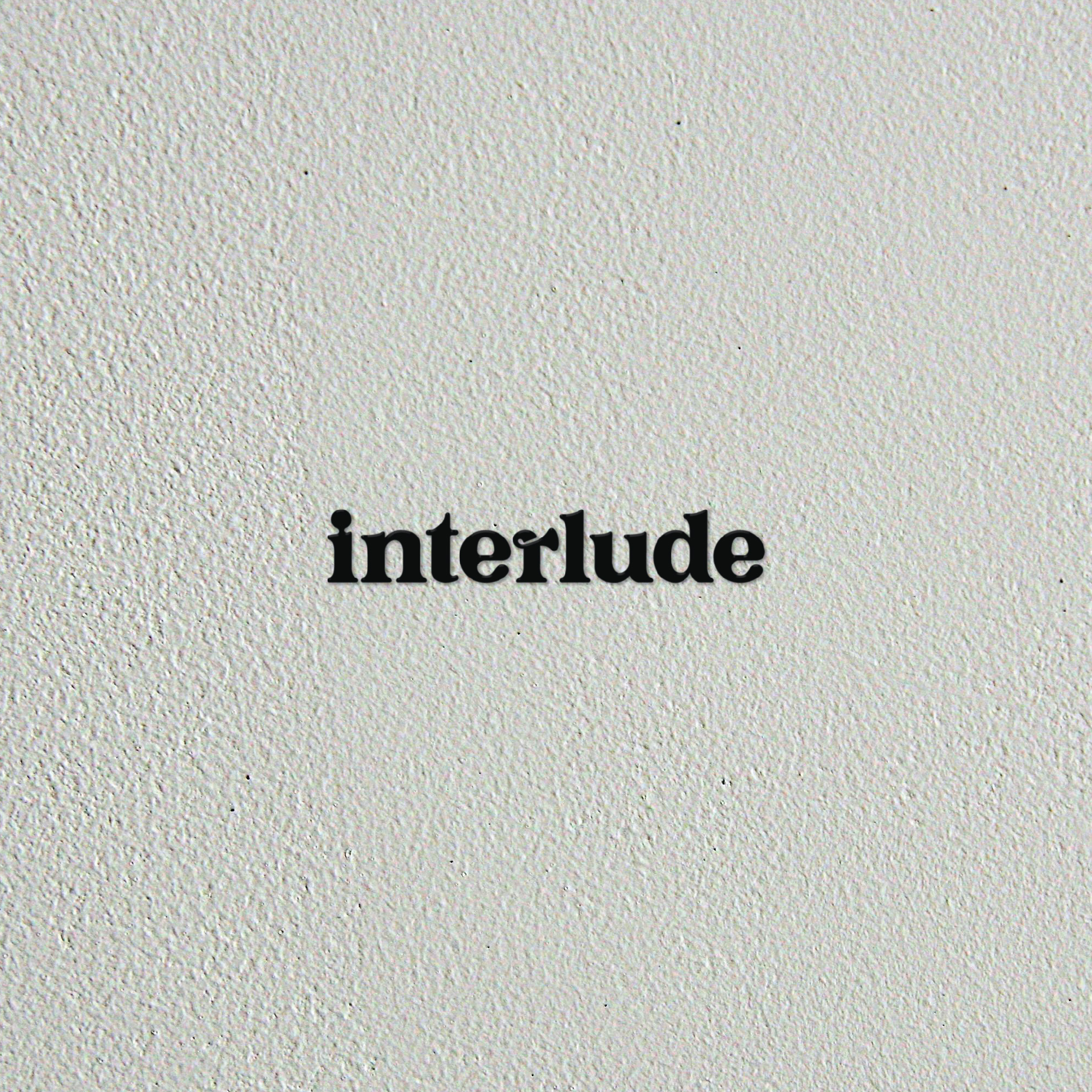 interlude branding brandmark interlude lettering logo logotype musical typography wordmark