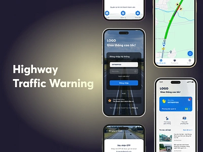 Highway Traffic Warning figma highway traffic traffic uiux