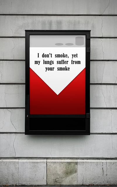 Poster design cover dribble challenge graphic design poster poster design second hand smoke smoke