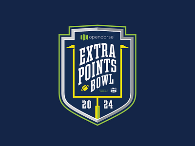 Extra Points Bowl logo 2024 bowl branding college football logo