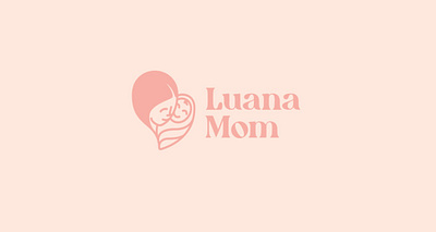 Luana Mom baby branding care feed logo mom