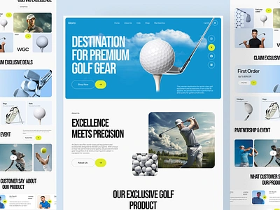 Golf Accessories Ecommerce Website Design ecommerce ecommerce landing page ecommerce landing page design ecommerce website ecommerce website design golf golf shop design golf sports accesssories landing page landing page design online shop online store shopify shopify ui shopify ui design shopify website design sports ecommerce website design sports shop ui website design