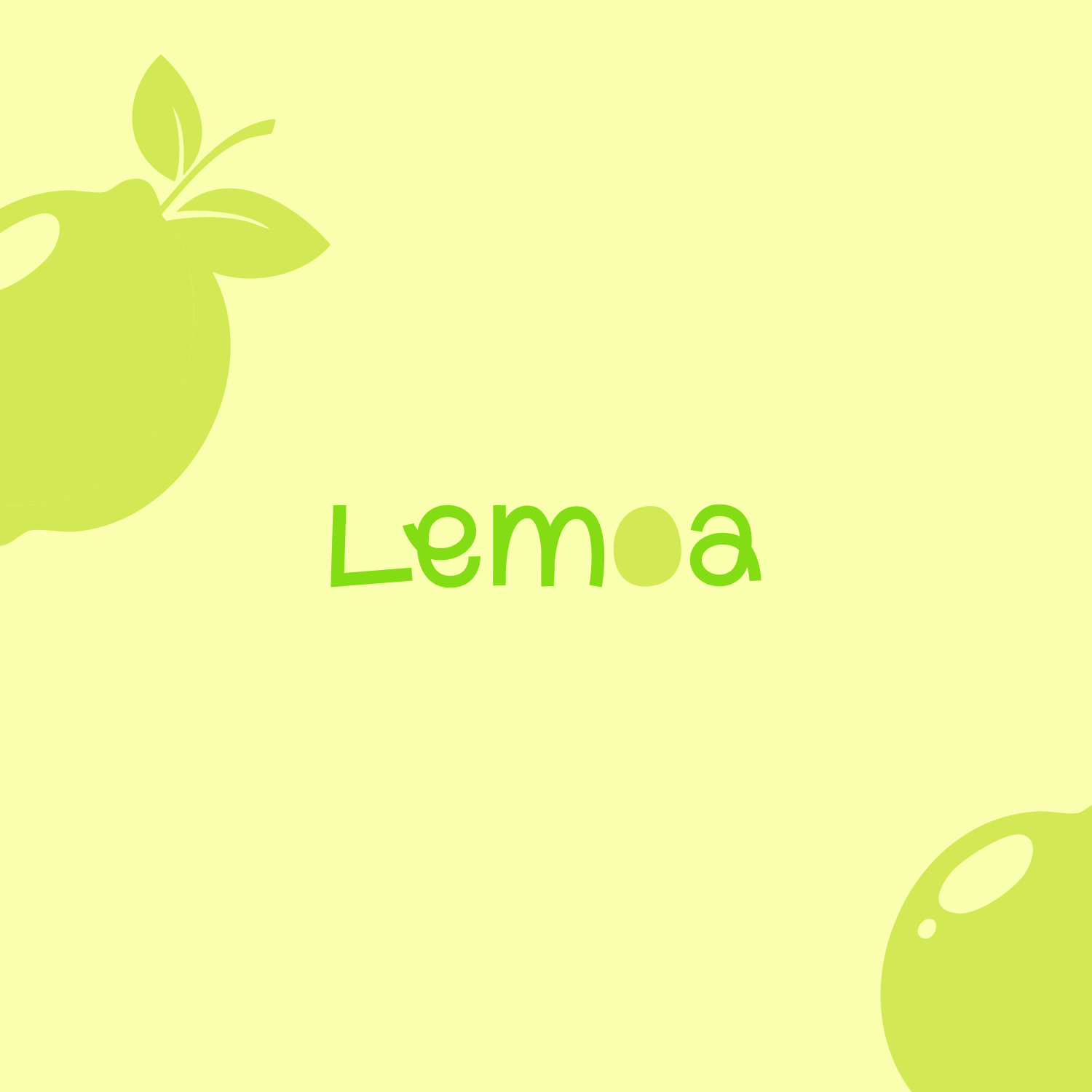 Lemoa - Logo and Visual Identity Concept Design brand brand identity branding design graphic design lemon drink logo logo design vector