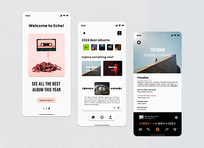 Echo (Music App) album app audio echo music playlist simple songs