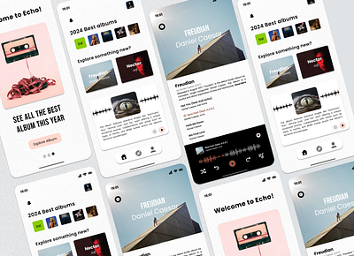 Echo (Music App) album app audio echo music playlist simple songs