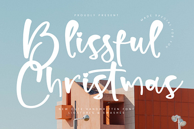 Blissful Christmas - New Cute Handwritten Font style