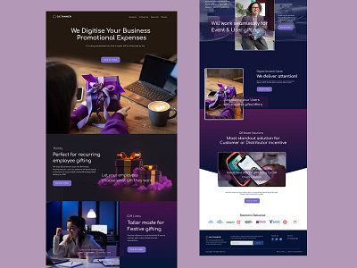 Employee Gifting employee gifting festival promotion festive gifting freelance web designer gifting home page landing page rewards ui design ui designer web design web page website designing