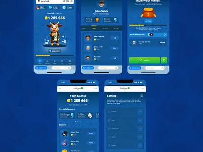 Mini Game on Telegram app concept app design branding design game coin gamedesign graphic design illustration mini game mobile apps design mobile game ui uiux design ux design
