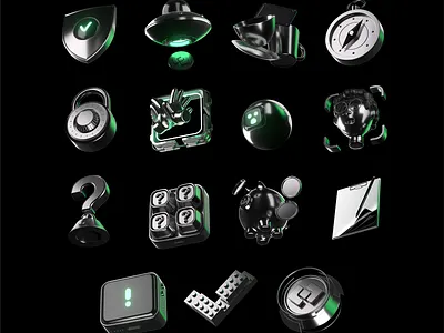 Widget illustrations 3d 3d icons design graphic design icons icons set illustration