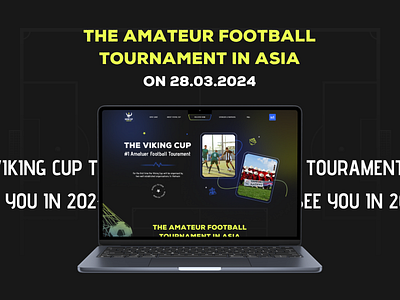 The Viking Cup - Website Design football sport subpage vikingcup