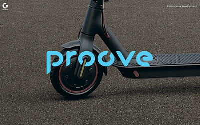 Proove | E-commerce design development e commerce landing scooter site web