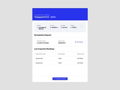 Corrosion Inspection Tablet App corrosion inspection tablet tablet app ui ux ux design